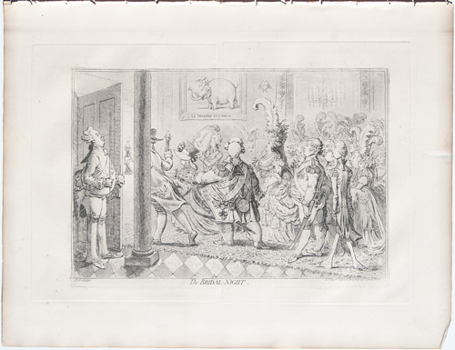 Gillray The Bridal Night